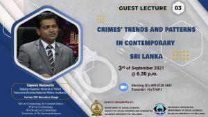 Crimes Trends and Patterns in Contemporary Sri Lankan society